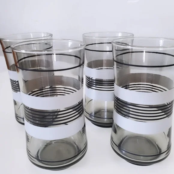 Vintage Libbey Bolero Smoke Glasses - Picture 2 of 3